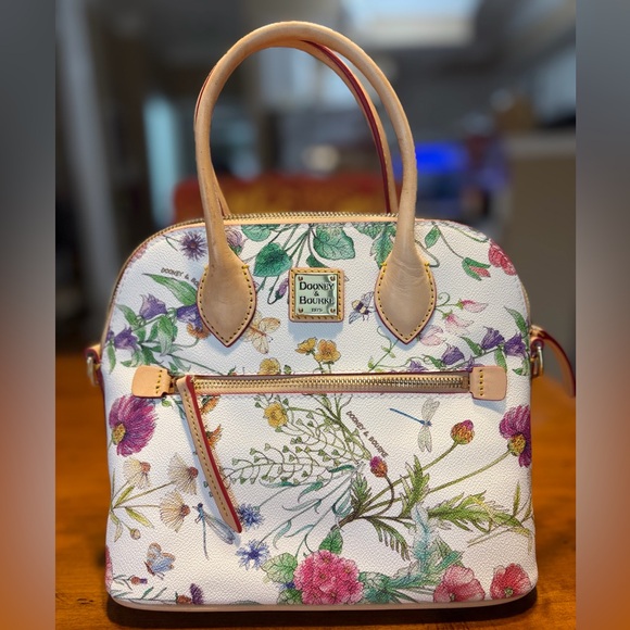 Dooney & Bourke Handbags - Dooney & Bourke Botanical Series Floral Domed Satchel NWOT